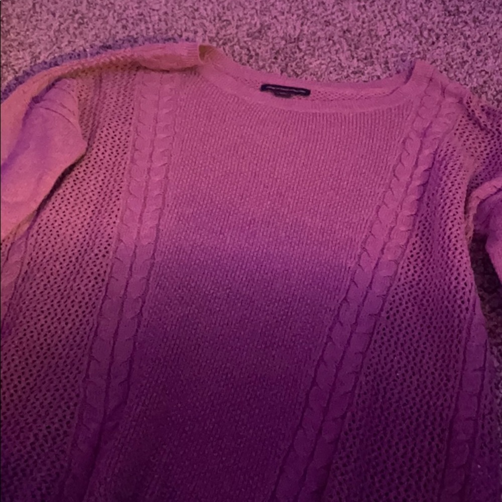 Purple Ombré Sweater